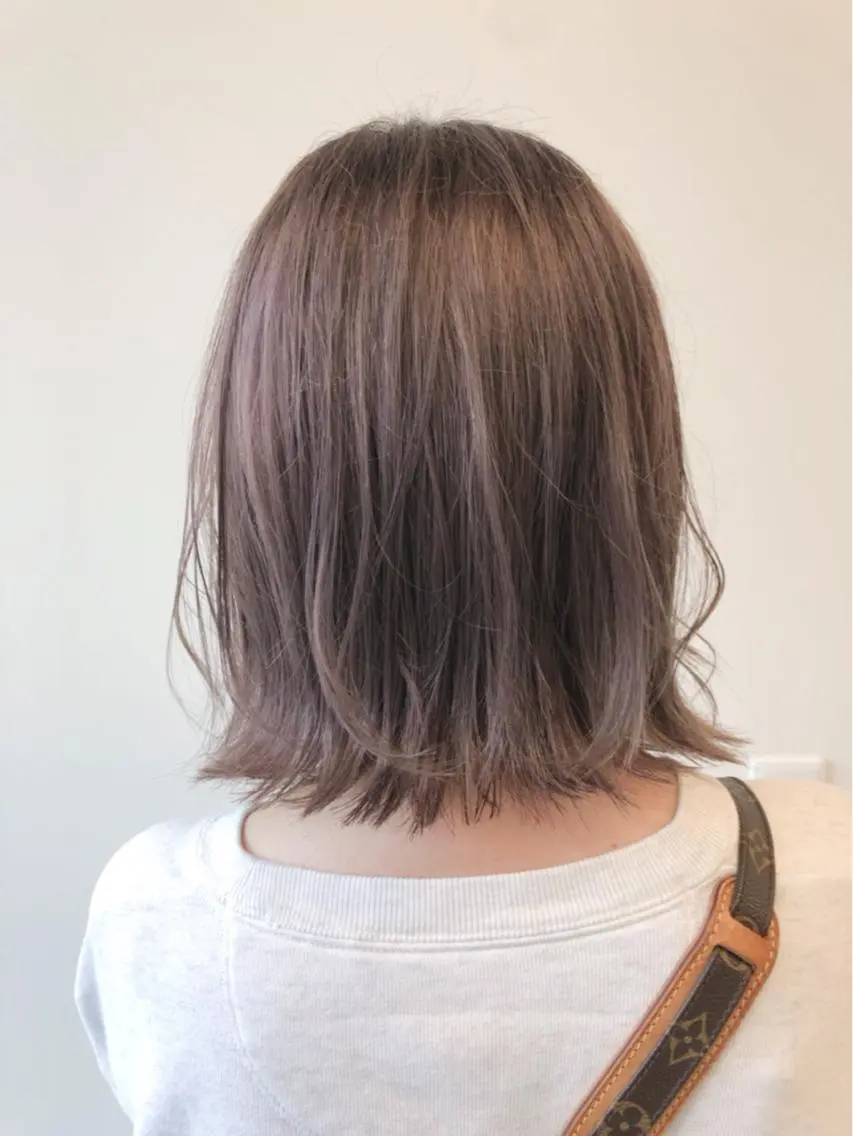 ミディアム 髪質改善・ クロスパーマ◎倉澤のヘアスタイル