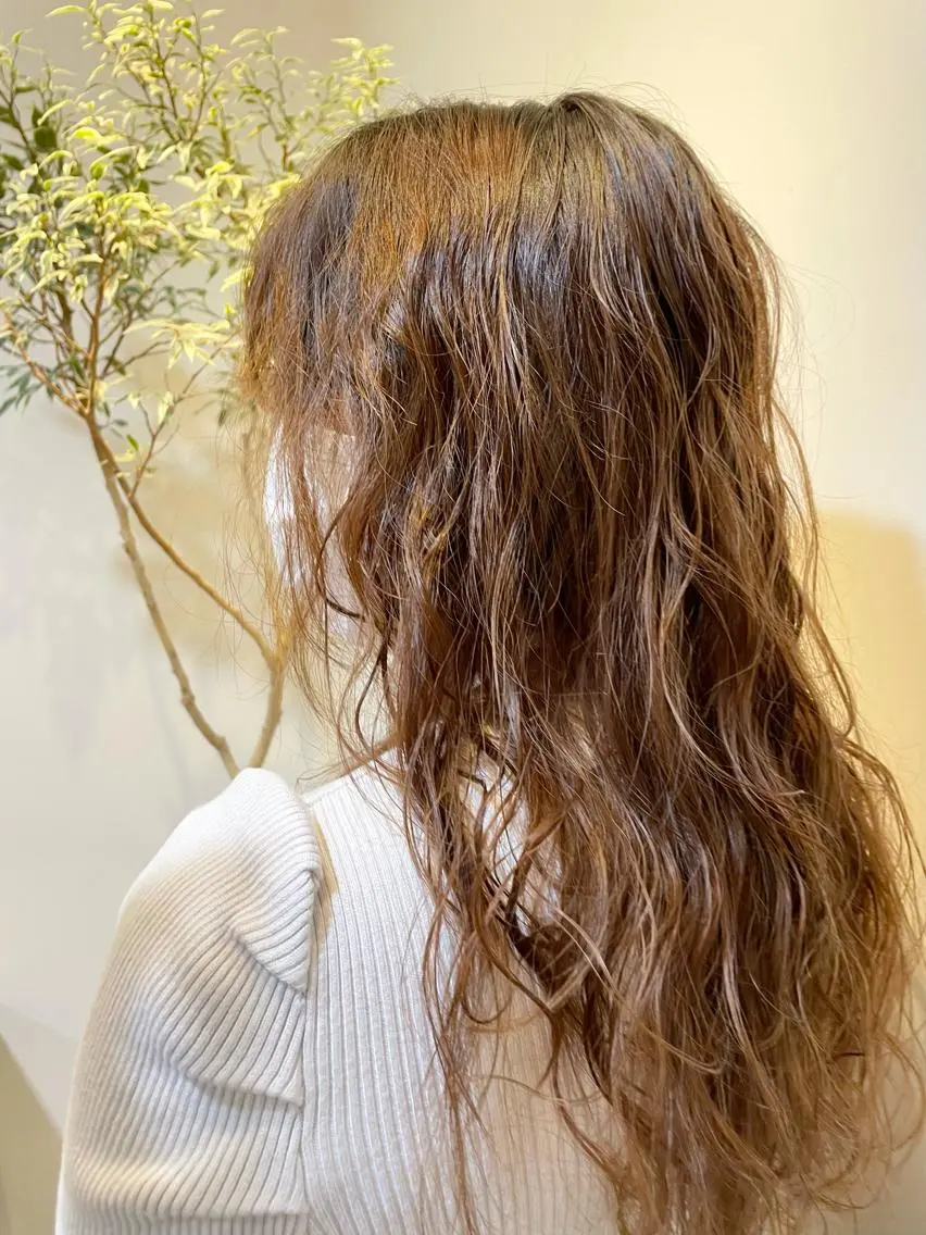 ロング パーマ ロング レイヤー/似合わせ TAKUYAのヘアスタイル