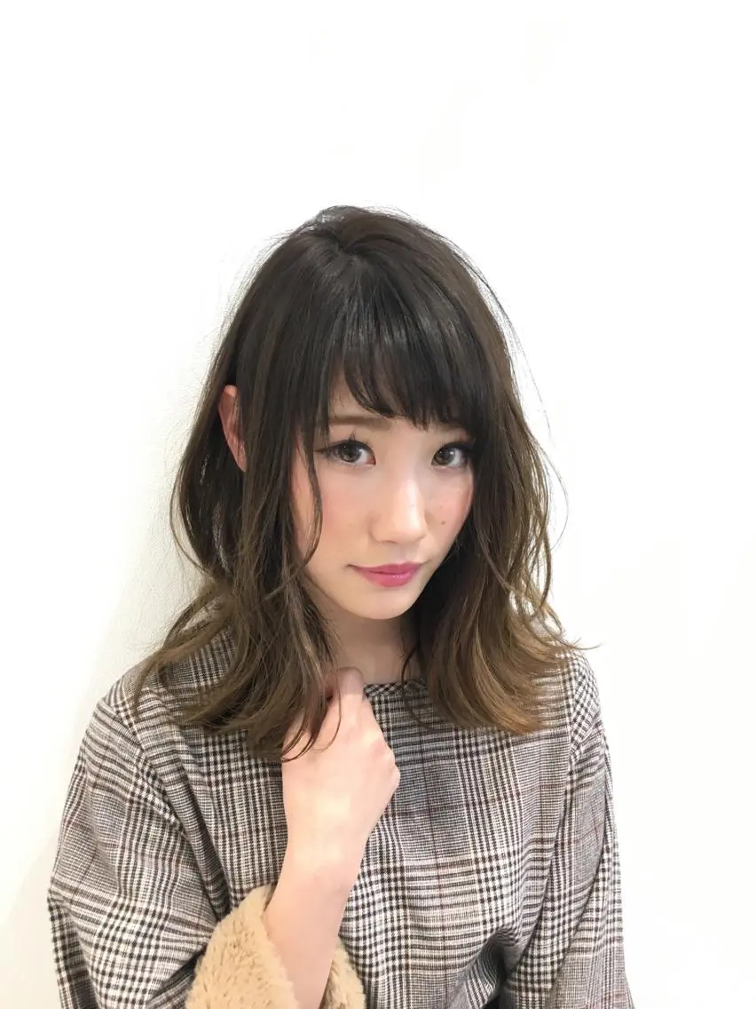 セミロング カラー グラデーションカラー カット ヘアカラー 【ショートカット 美髪矯正】今井隆太のヘアスタイル