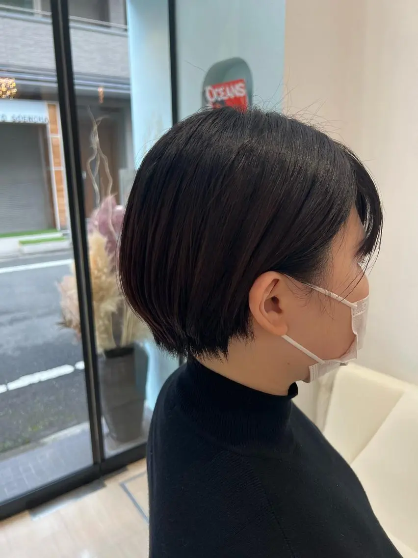ショート カット 河原町/艶髪/西田 晴香のヘアスタイル