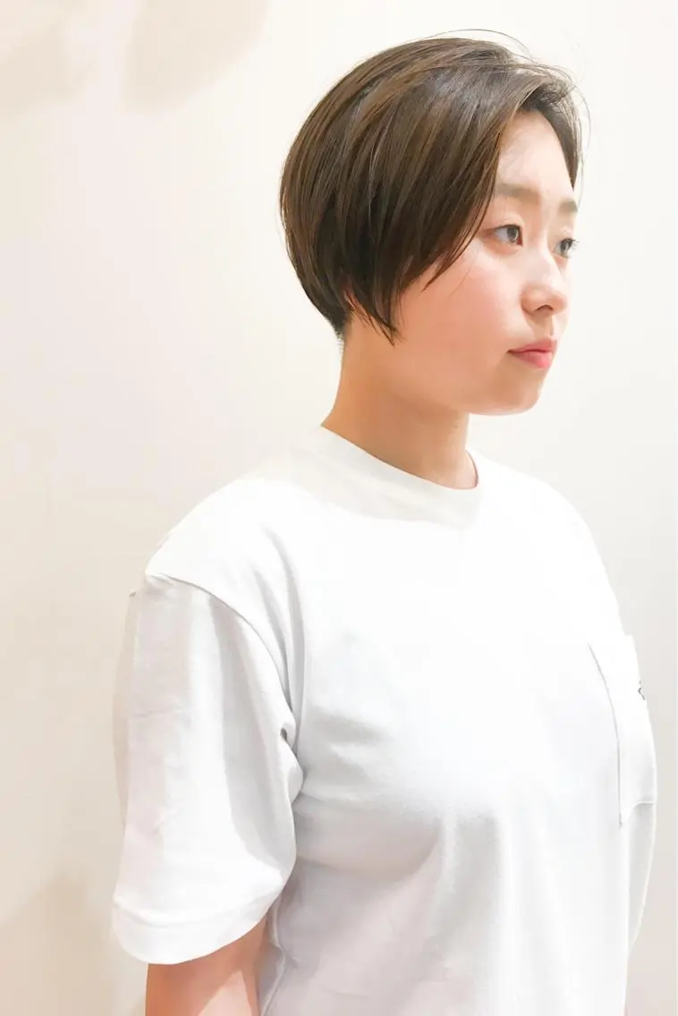 ショート ショートヘア カット ヘアカラー トリートメント 庄嶋 彩香のヘアスタイル