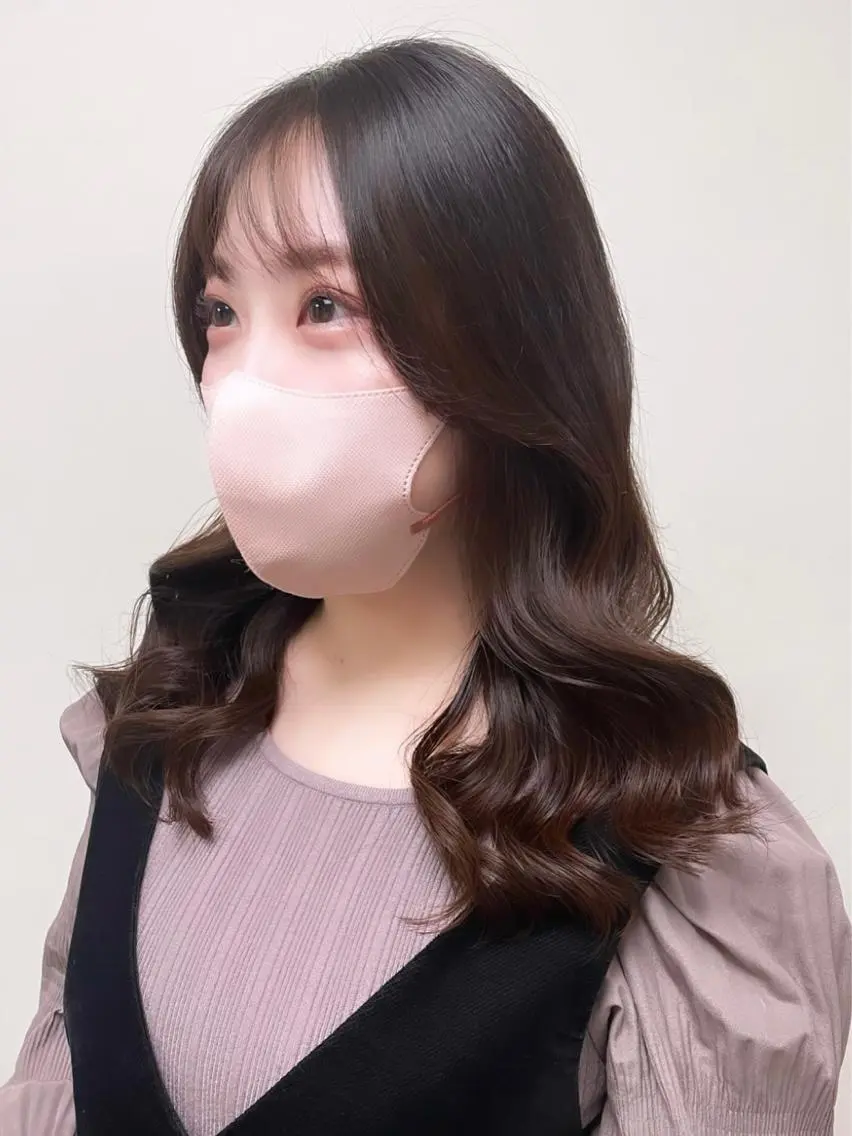 ロング カラー パーマ ヘアアレンジ ネイル マツエク・マツパ アイブロウ ベージュカラー ブリーチ ショコラベージュ 透明感カラー グレージュ ニシダヒカリ🌙 髪質改善×似合わせのヘアスタイル