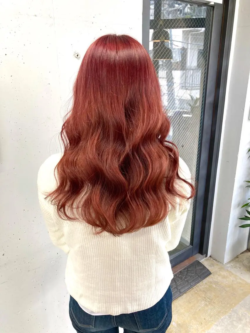 セミロング ヘアカラー トリートメント lok[ロク] 高田馬場のヘアスタイル
