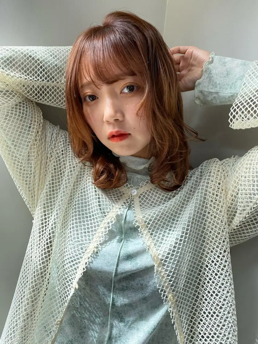 ミディアム カラー ヘアカラー トリートメント アレンジ指名 no.1✨ｈａｋｏのヘアスタイル