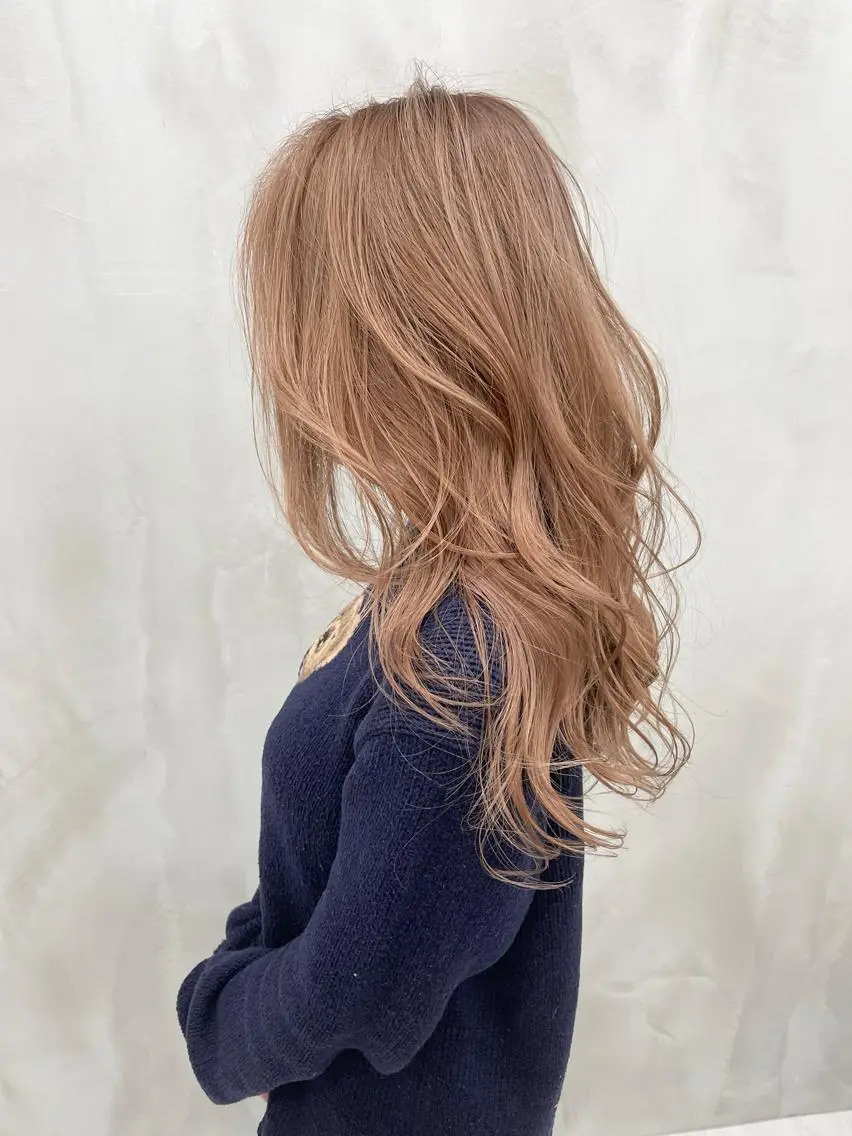 セミロング カラー 神野 雅樹のヘアスタイル