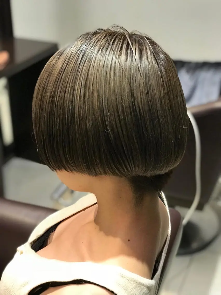 ショート カラー メッシュ 溝口 和弘のヘアスタイル