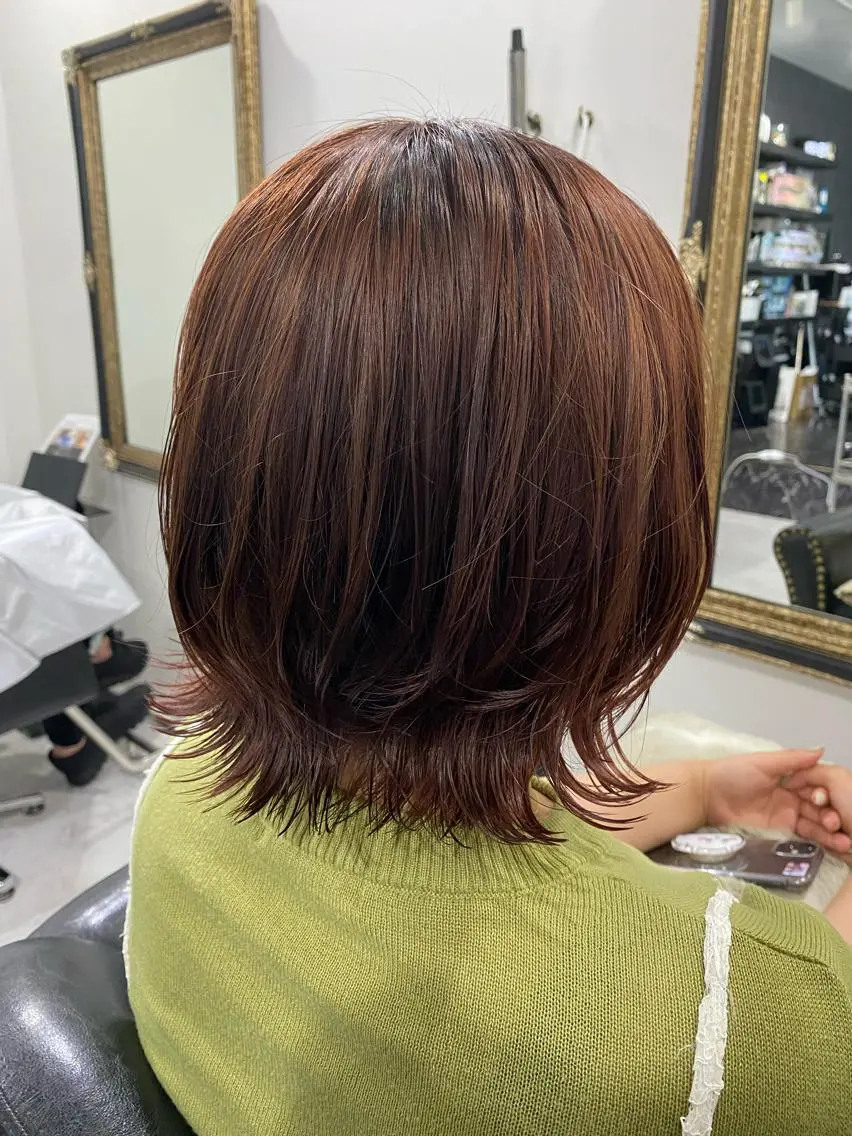 ショート ボブ くびれヘア カット 川村 涼介のヘアスタイル
