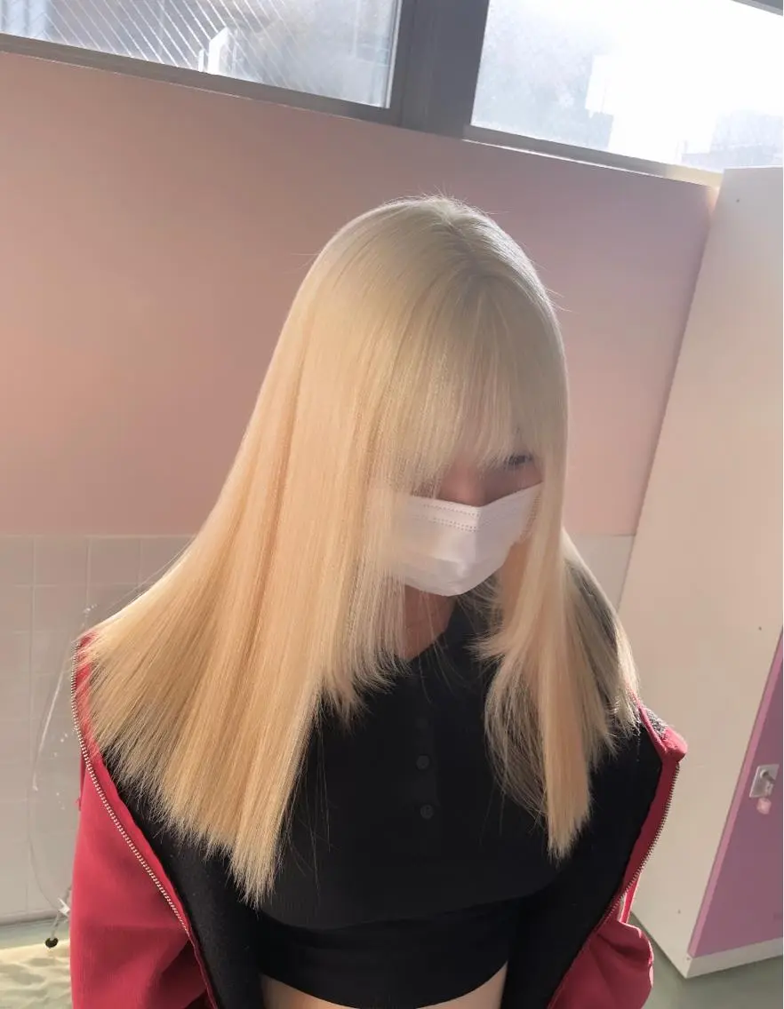 カラー ヘアカラー トリートメント 色落ち綺麗透明感カラ /ボブ/ナカツヒカルのヘアスタイル