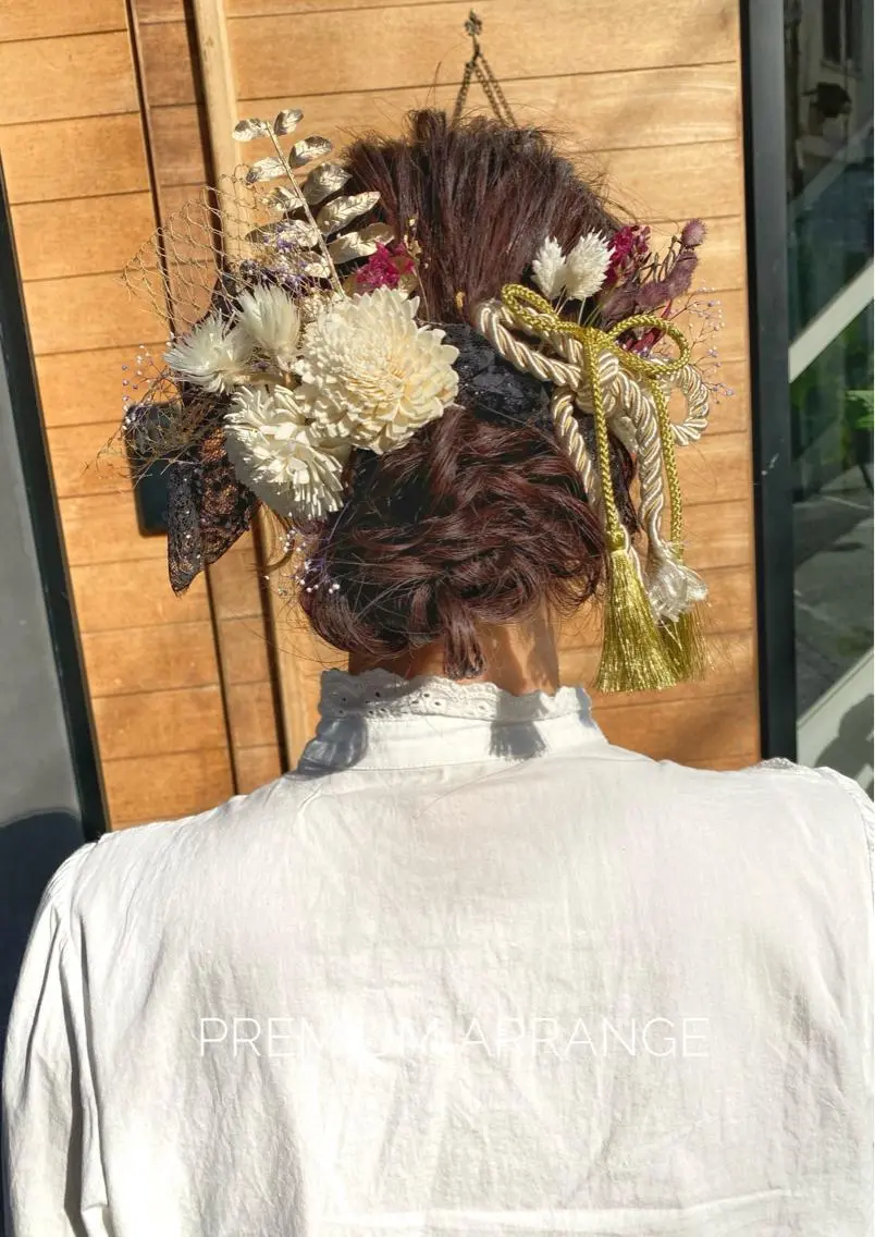 ロング ヘアアレンジ 髪質改善 ヨシンモリ 韓国風ヘア レイヤーカット ロング ヘアセット YUKA🐻❄️ 🎀当日予約ok/のヘアスタイル