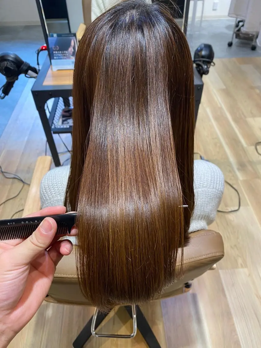 ロング カラー カット ヘアカラー トリートメント 美髪・透明感カラー 西川仁弥のヘアスタイル