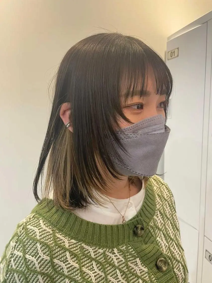 セミロング なかむら ゆきのヘアスタイル