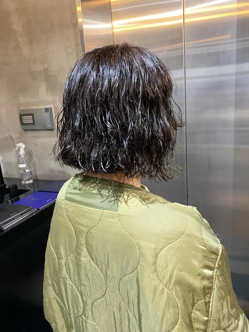 ショート カラー パーマ カット パーマ 八戸パーマ/メンズパ ーマ/シンゴ。のヘアスタイル