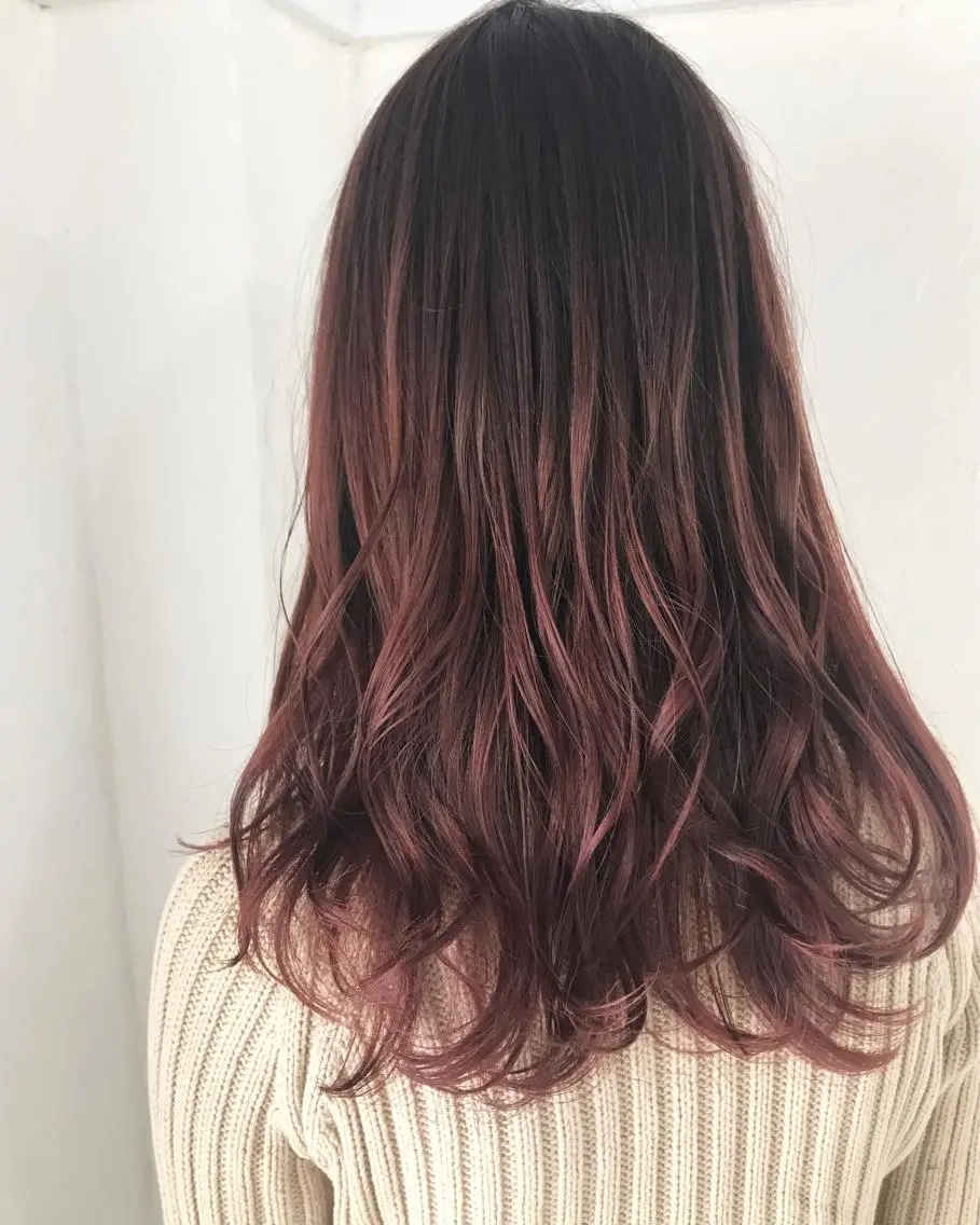 ミディアム ピンクラベンダー ショート&ボブ井上 菜樹のヘアスタイル