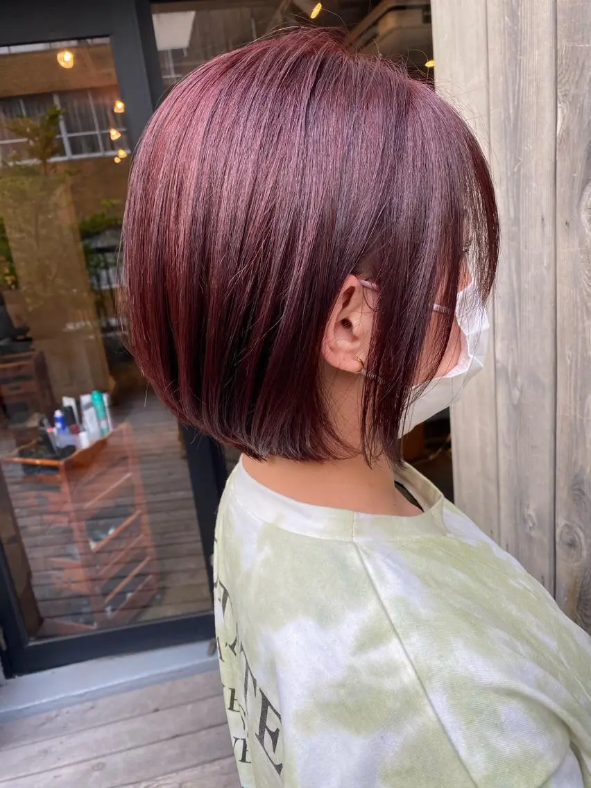 ショート カラー 髪質改善/美髪矯正 林田和真のヘアスタイル
