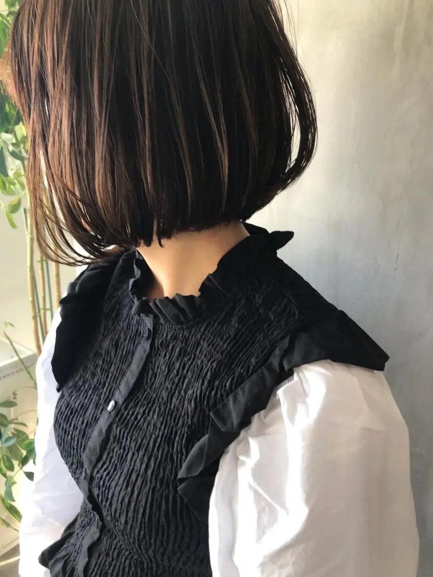 ショート カラー ボブ SAKURA omotesandoのヘアスタイル
