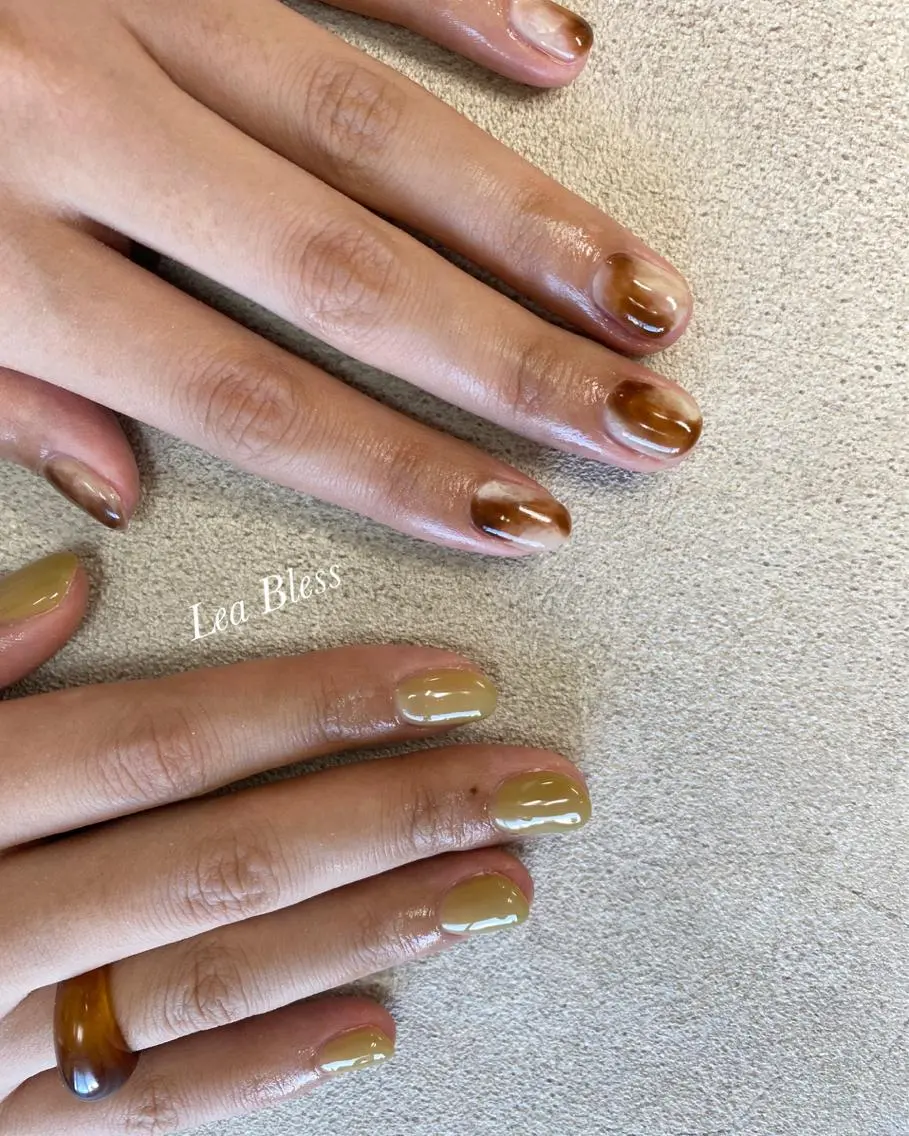 ネイル ハンドネイル Lea Bless 河原町のネイルデザイン