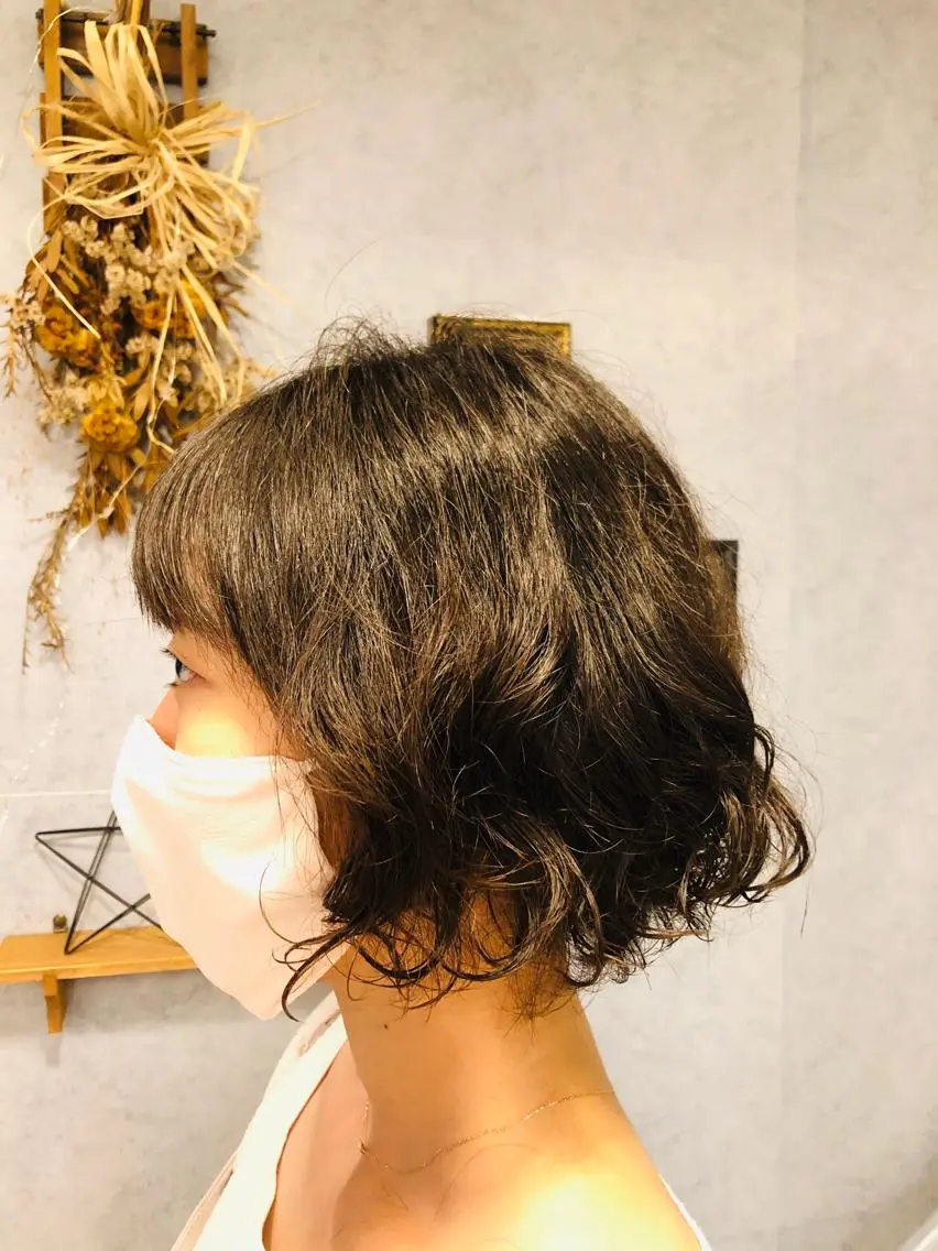 ショート パーマ 本多 美羽のネイルデザイン