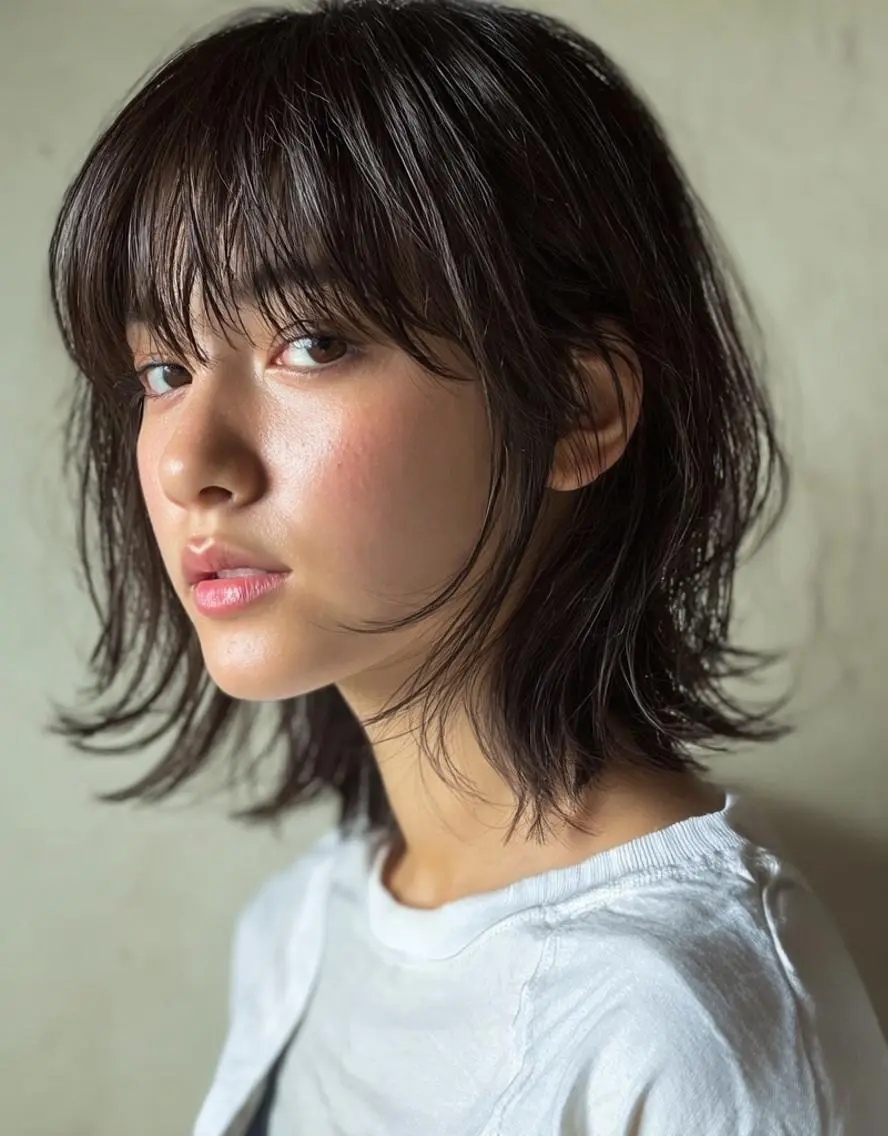 ミディアム デザインカラー✨ 透明感カラー菊地真保のヘアスタイル