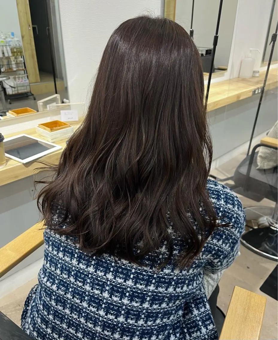 ロング カラー カット ヘアカラー トリートメント 🌼sunc HINAMI🌼のヘアスタイル