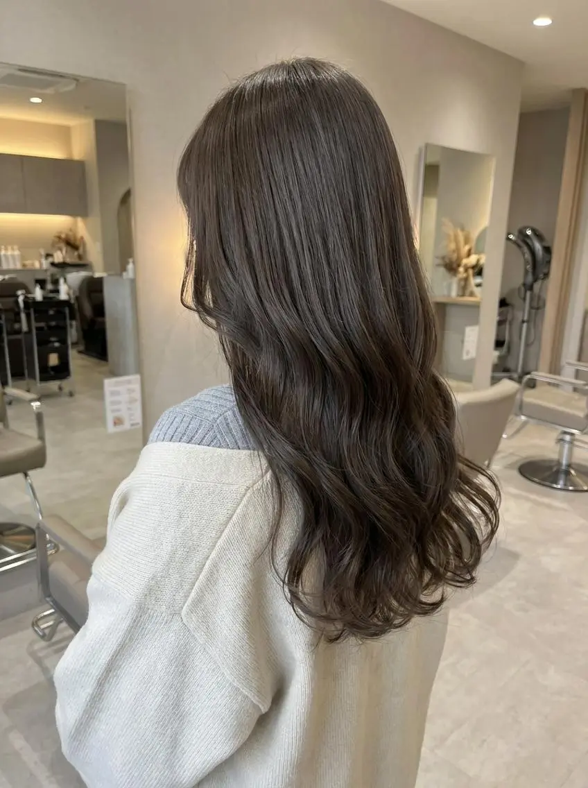 ロング かけだ まゆのヘアスタイル