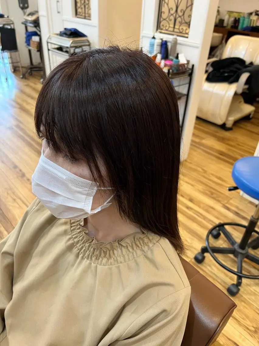 ロング カラー ブラウンカラー カット ヘアカラー 🐰ハイトーンカラー 畠山 渡🐰のヘアスタイル