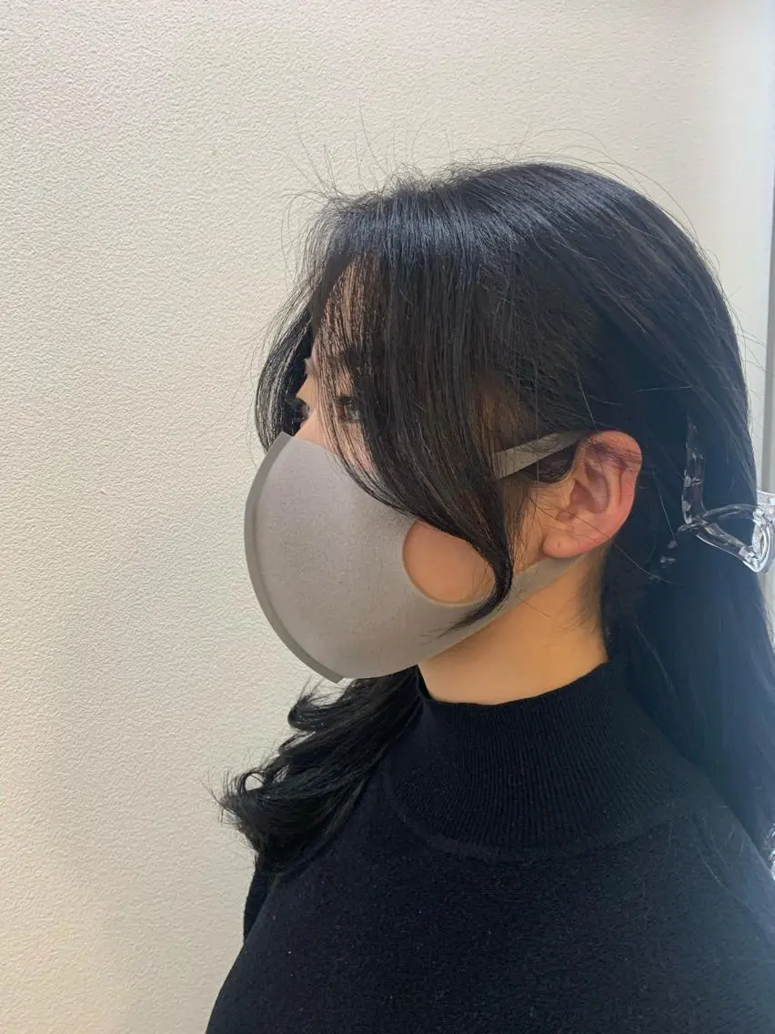 ロング カラー エギョモリ 韓国🇰🇷髪質改善 Chisaki치사키のヘアスタイル