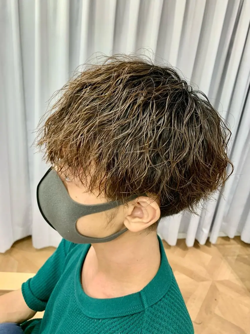 パーマ メンズ 【メンズ特化美容師】 山﨑 凌のヘアスタイル