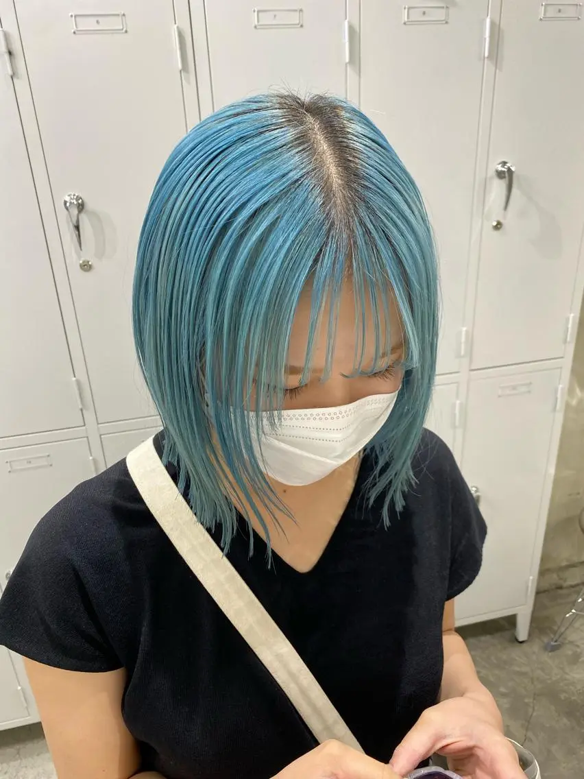 ミディアム カラー ヘアアレンジ カット ヘアカラー パーマ 縮毛矯正 トリートメント ヘアセット kai .のヘアスタイル