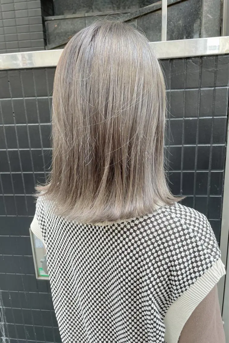 ミディアム カラー ヘアカラー トリートメント イメコン美容師 サイトウアキラのヘアスタイル