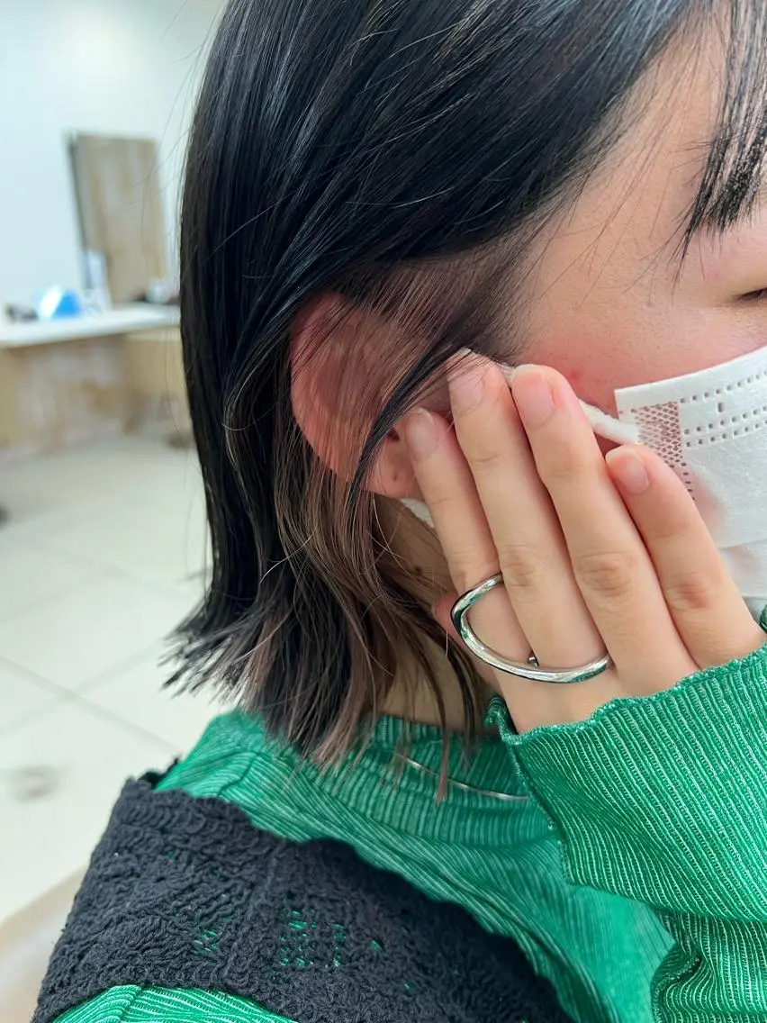 ショート カラー インナーカラー 髪質改善／透明感 NAKAIEのヘアスタイル