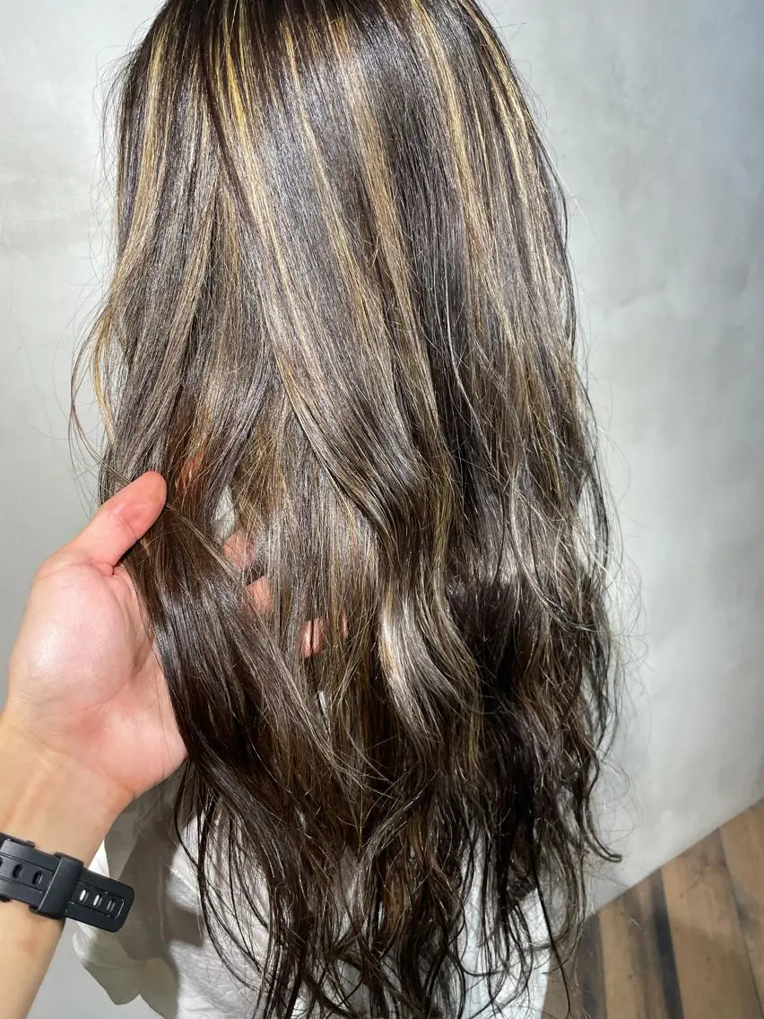 ロング メンズパーマ 工藤勇也のヘアスタイル