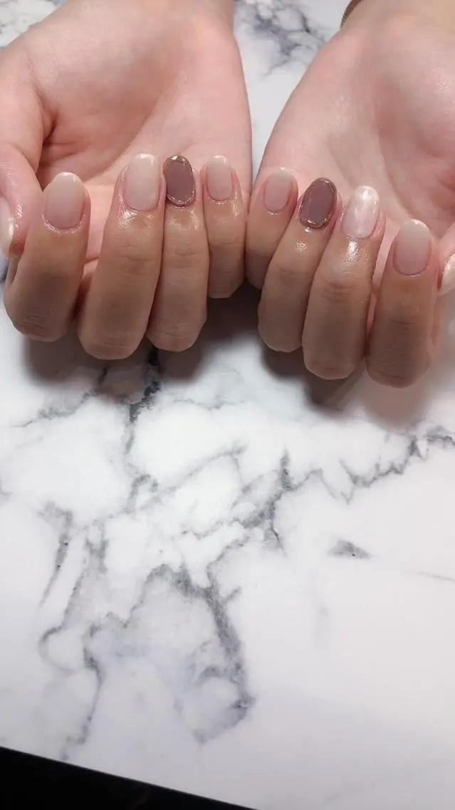 ネイル アートネイル 持ち込み ハンドネイル Nailist Honamiのネイルデザイン