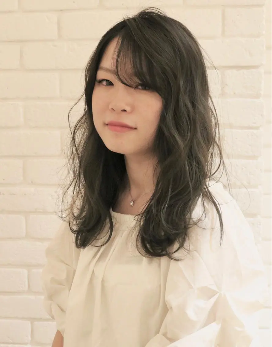 セミロング カラー 杉田 健太のヘアスタイル