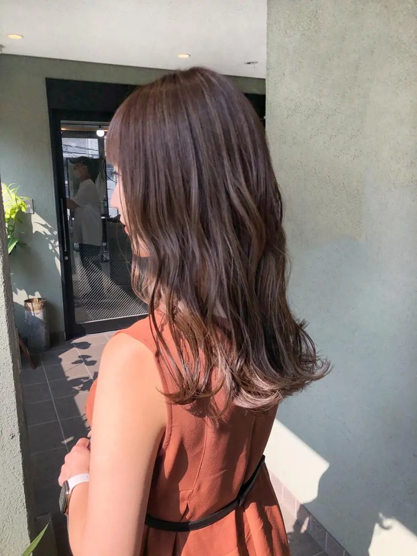 ロング カラー ハイライトカラー ハイライト カット ヘアカラー トリートメント HIROKI ”博多 /ボブのヘアスタイル