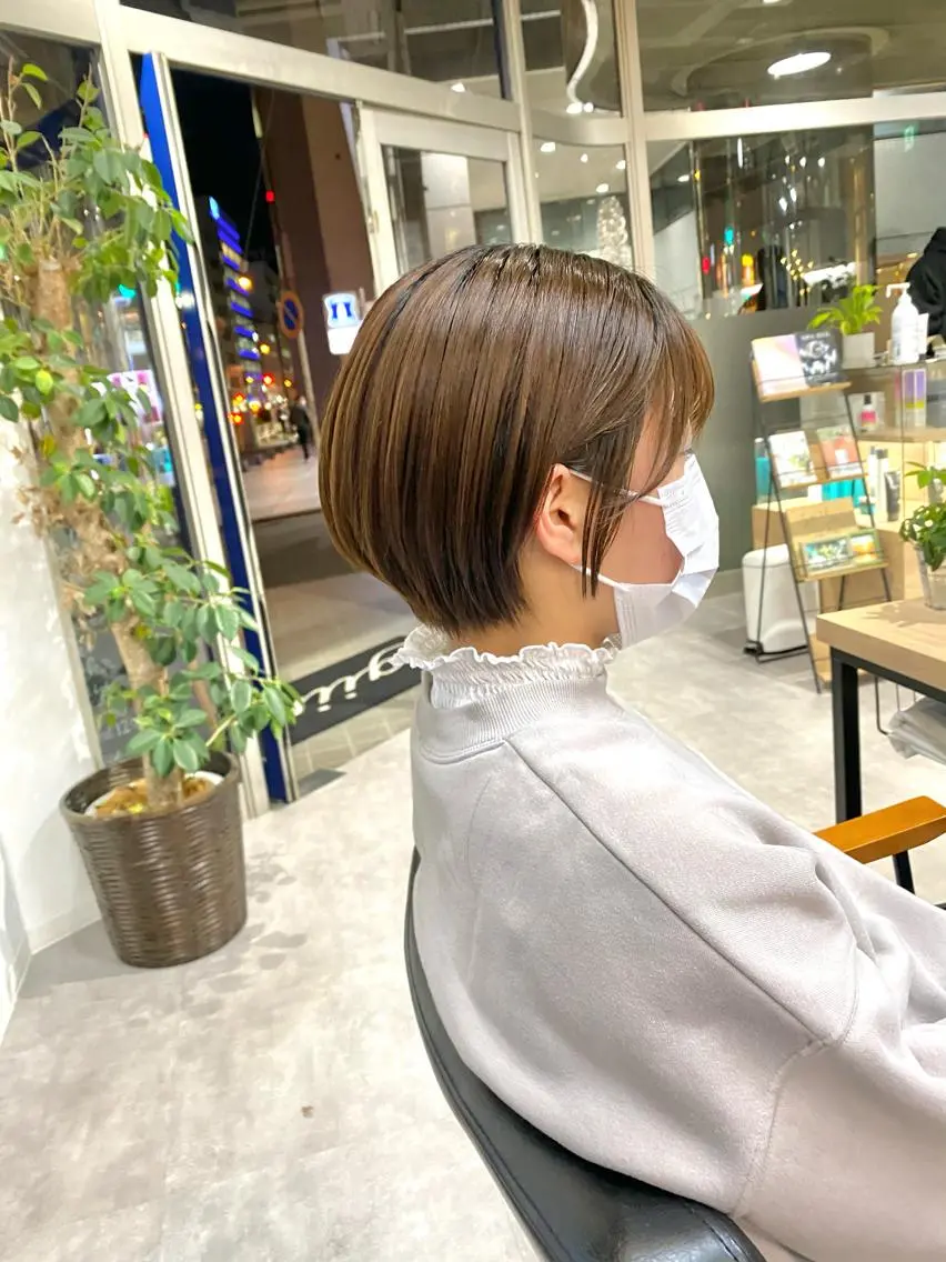 ショート ショートヘア 🍃ボブ&ショート 特化🍃髪質改善🍃のヘアスタイル