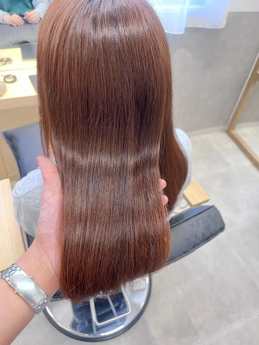 ロング カラー カット ヘアカラー トリートメント 天野 涼のヘアスタイル