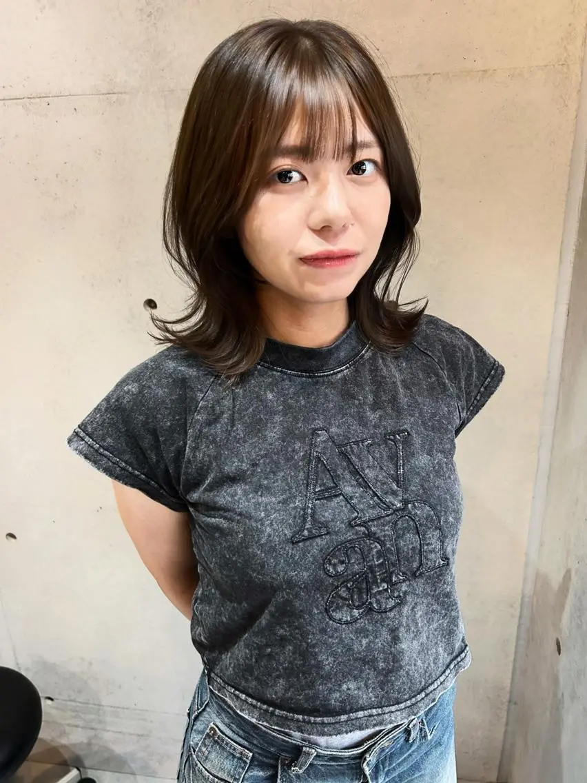 ミディアム Blume...🫧 Kenレイヤーカットのヘアスタイル