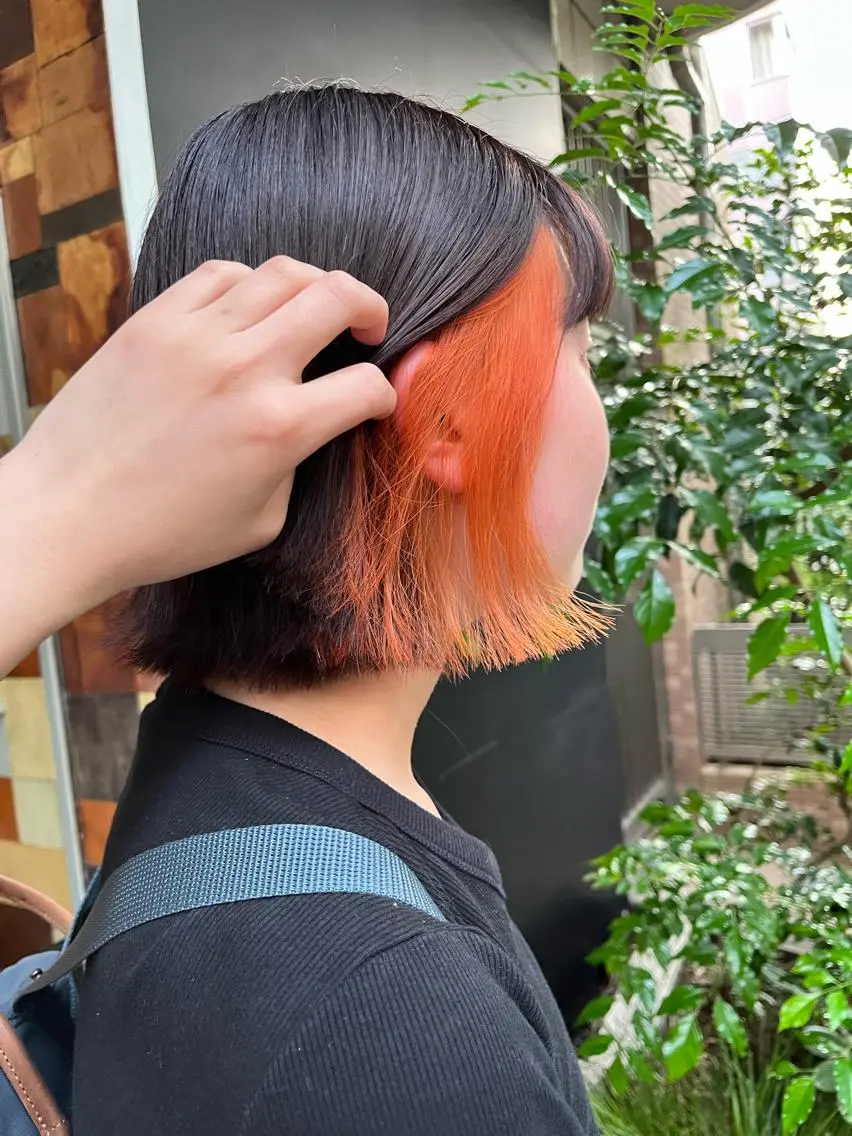ミディアム カラー i sのヘアスタイル