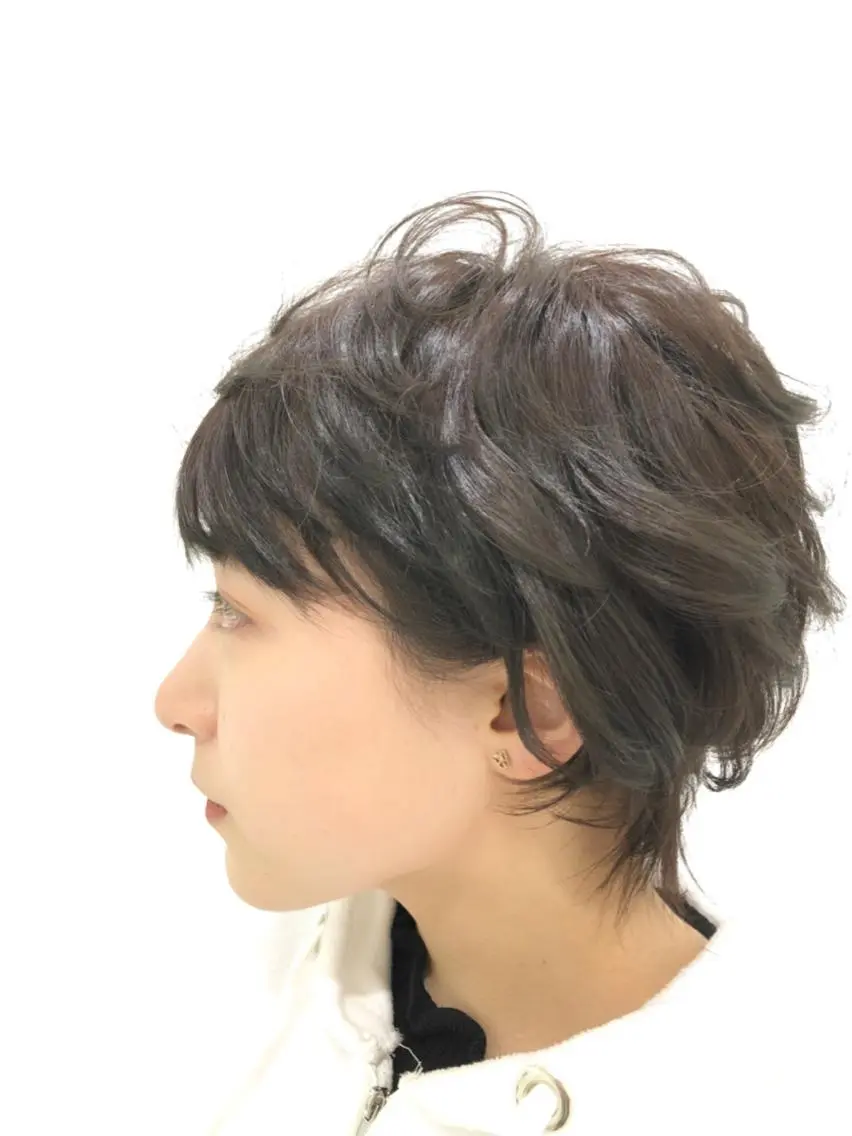 ショート ショートボブ ハンサムショート ボブ ショートヘア 小顔カット カット トリートメント 上田 篤史のヘアスタイル