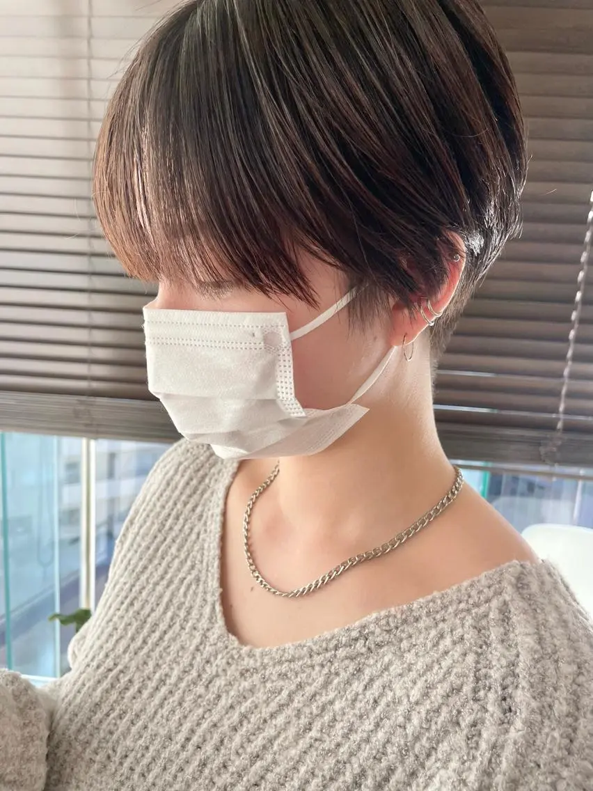 ショート カラー ショートヘア カット ヘアカラー トリートメント レイヤー/似合わせ TAKUYAのヘアスタイル