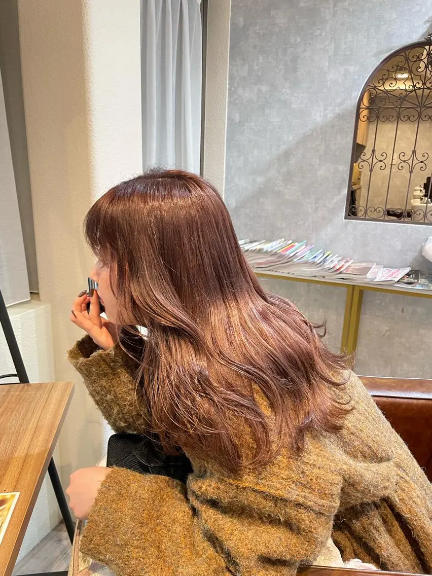 ミディアム カラー sand🎀 Ricoのヘアスタイル