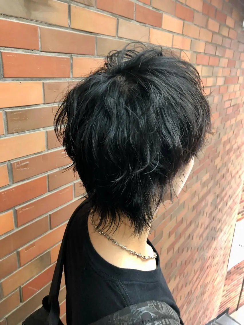 メンズ メンズウルフカット ウルフカット ヘアセット TOSHIKI| 上福岡メンズ|副店長のヘアスタイル