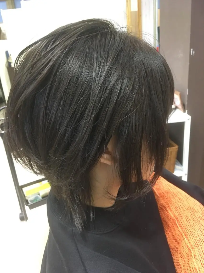 ミディアム カット ヘアカラー トリートメント コトナ越谷店長 小川 良介のヘアスタイル