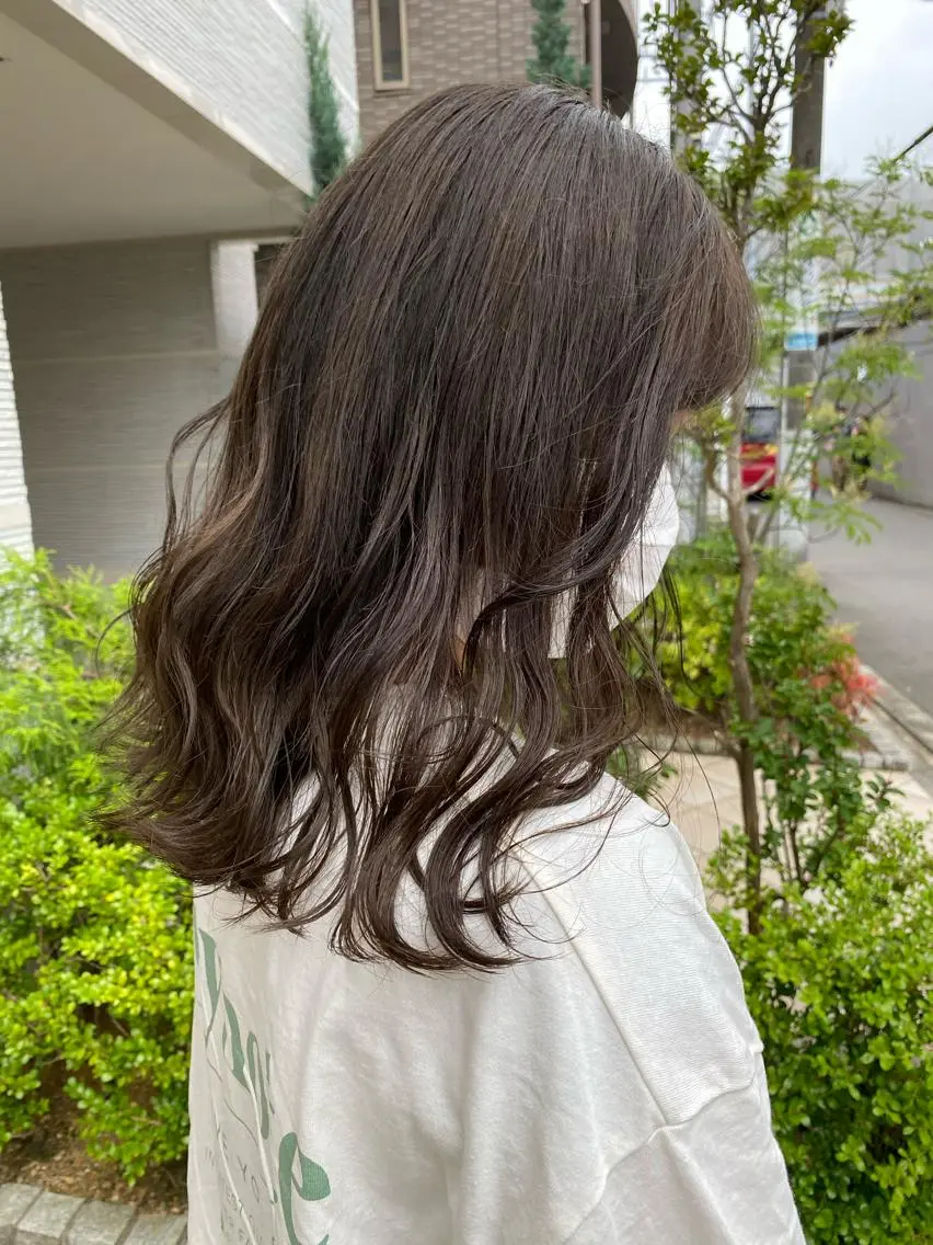 ミディアム ヘアカラー トップスタイリスト/ アユミのヘアスタイル