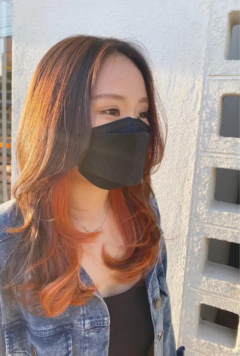 ロング カラー 優子/ 似合わせカットカラーのヘアスタイル