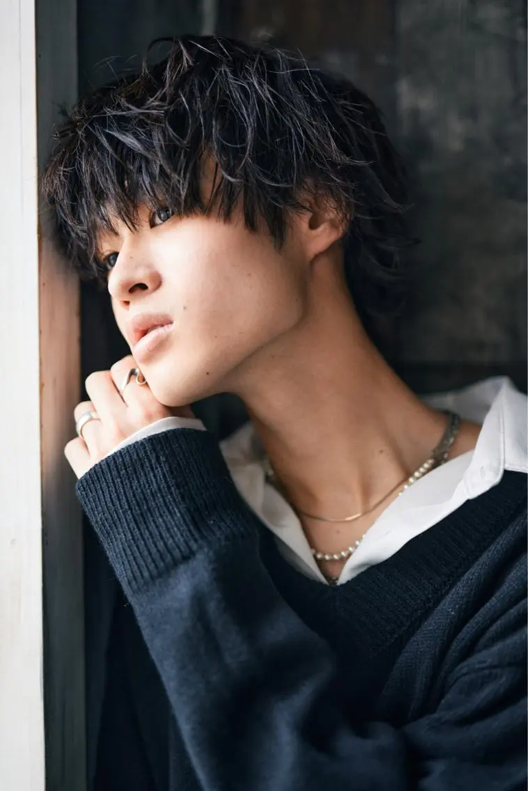 メンズ カット ヘッドスパ 銀座メンズ専門🖤 叶奈々のヘアスタイル