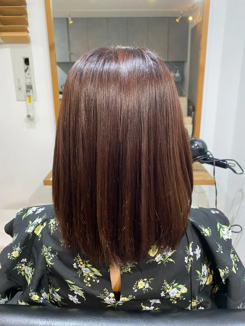 ミディアム カラー 銀座【全店リピート 率No1🥇】トグチのヘアスタイル