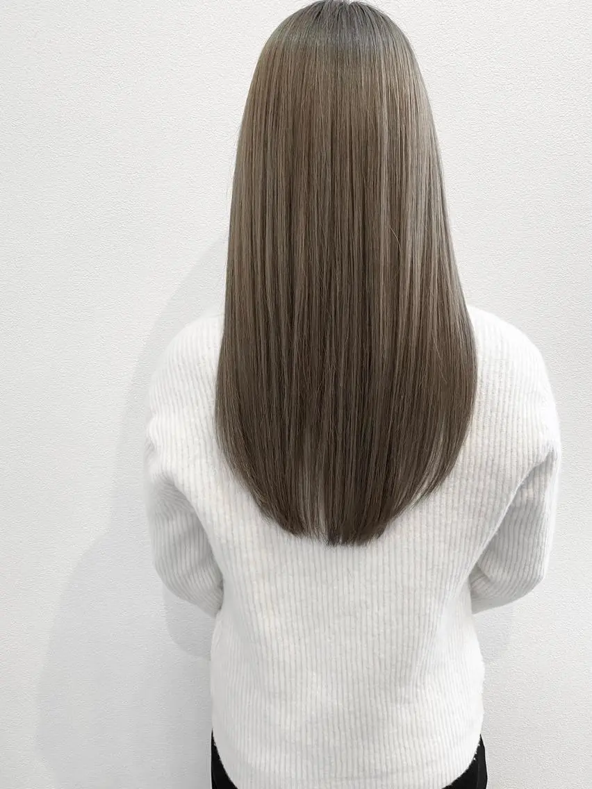 ロング カット ヘアカラー トリートメント MYRTLE TSUNODAのヘアスタイル