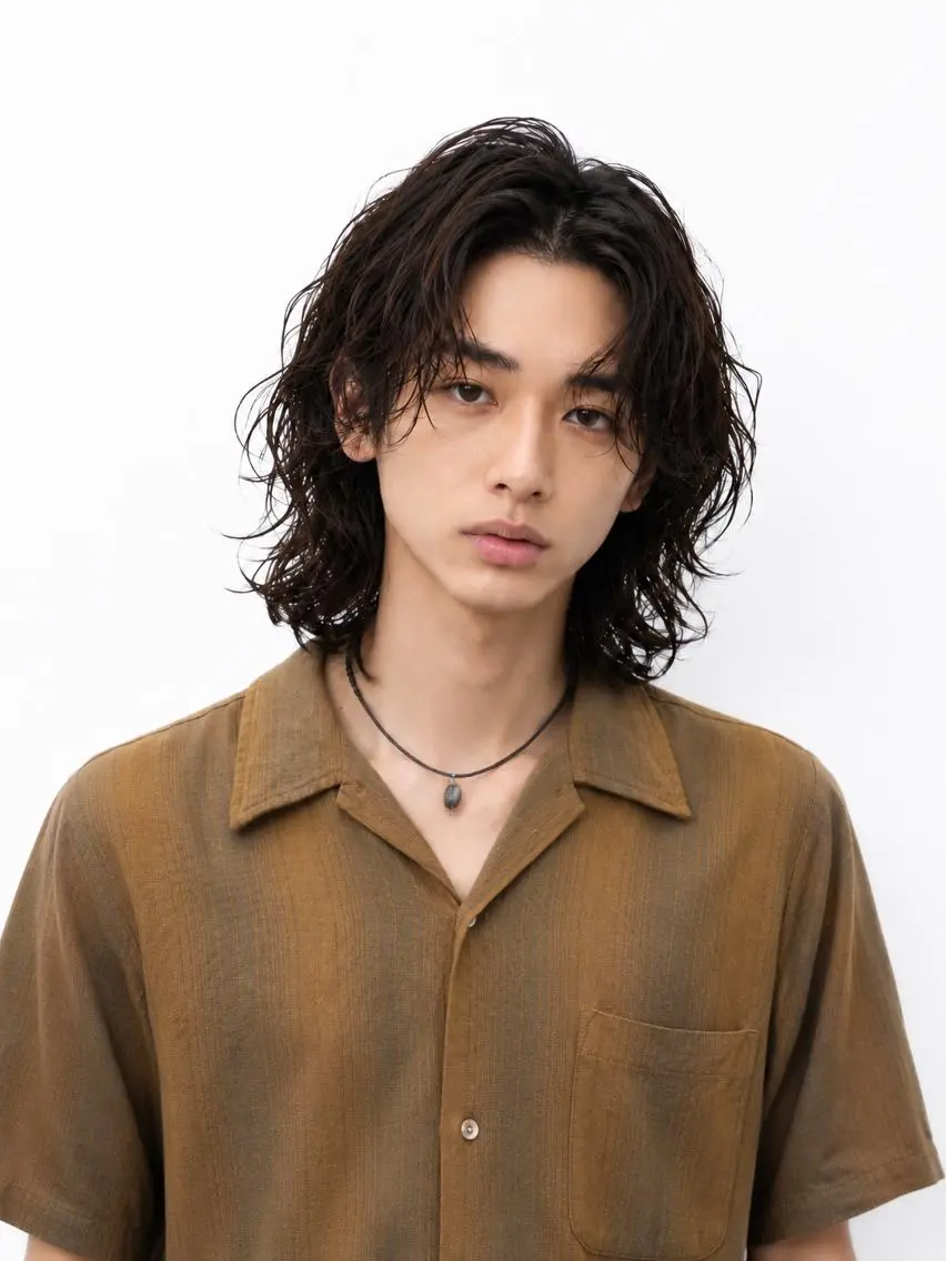 セミロング パーマ メンズ カット パーマ ダメージレス コバヤシ ヒロヒトのその他イメージ