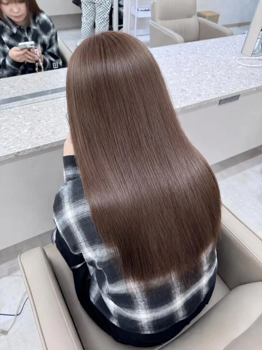 ロング カラー ブラウンカラー ロング 中明度/透明感 🥀那波のヘアスタイル